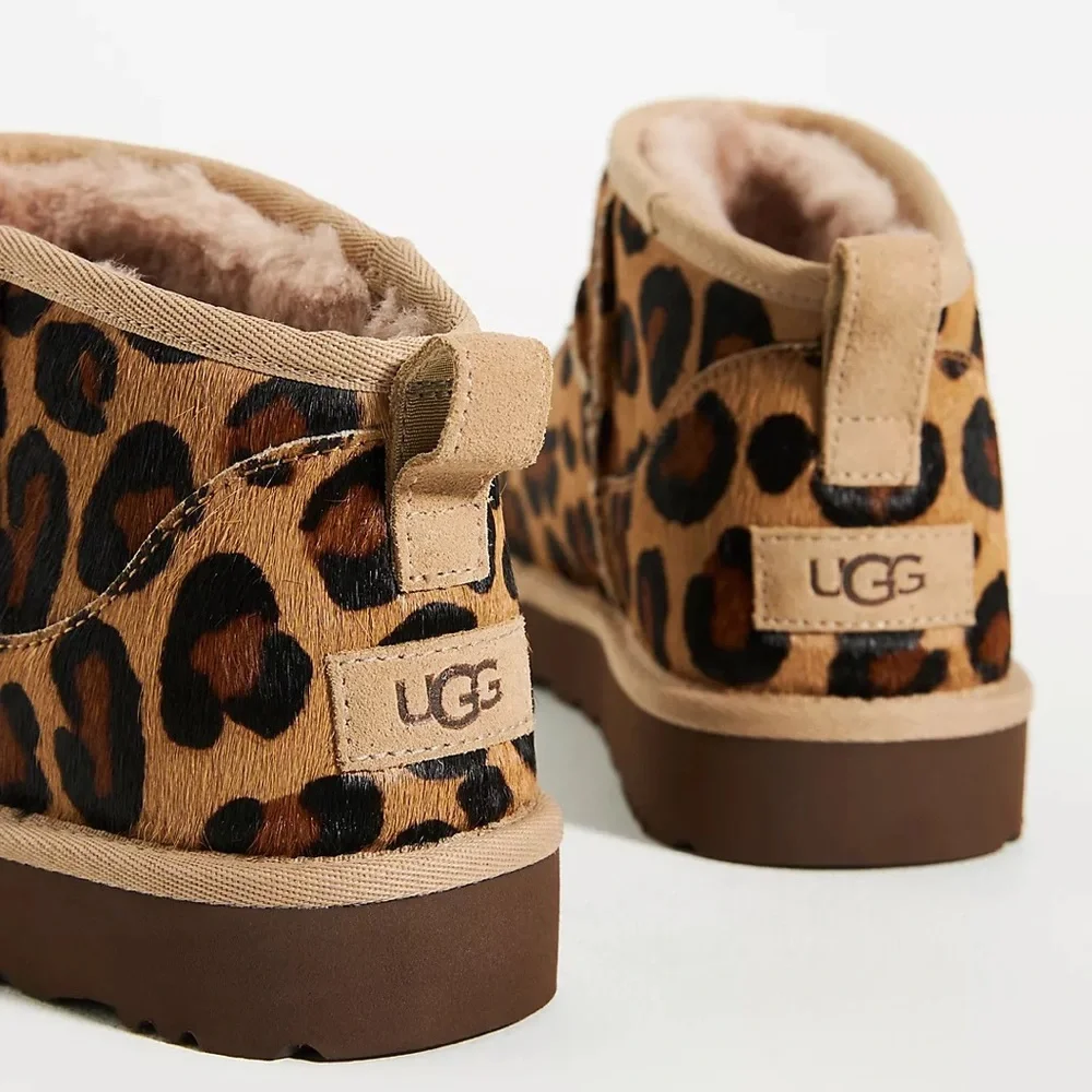 UGG Ultra Mini Classic Genuine Calf Hair Bootie - Picture 3 of 8